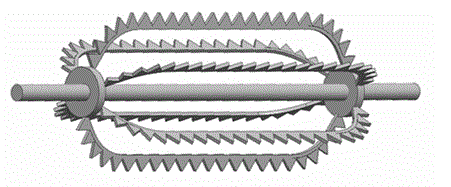 Saw tooth type needle-free electrostatic spinning device