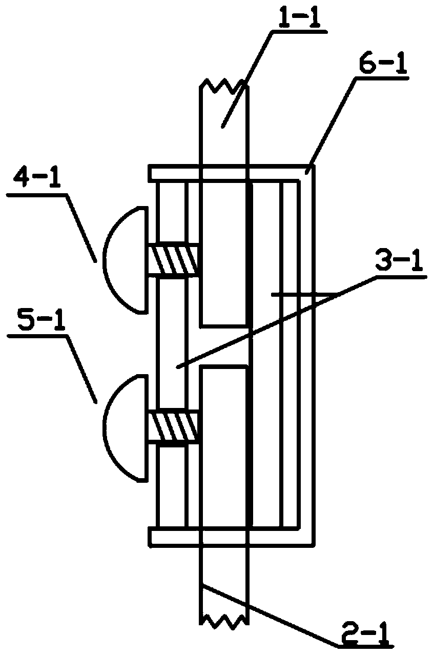 Electricity stopping and recovering binding post in centralized ammeter box