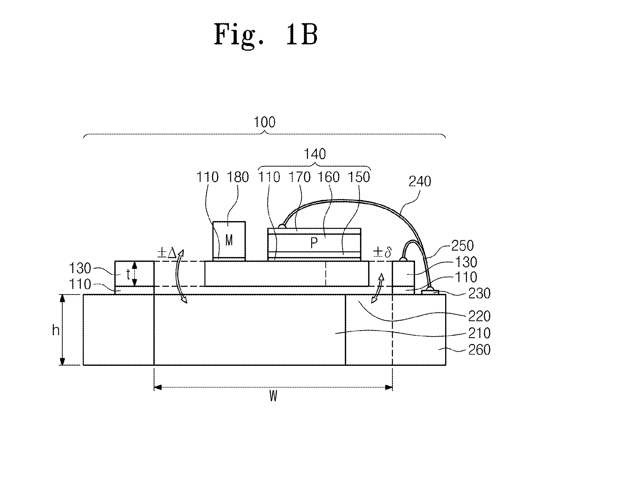 Impact-type piezoelectric micro power generator