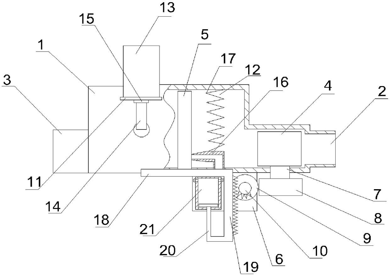 Self-cleaning and air purifying device of automotive air conditioner filter element