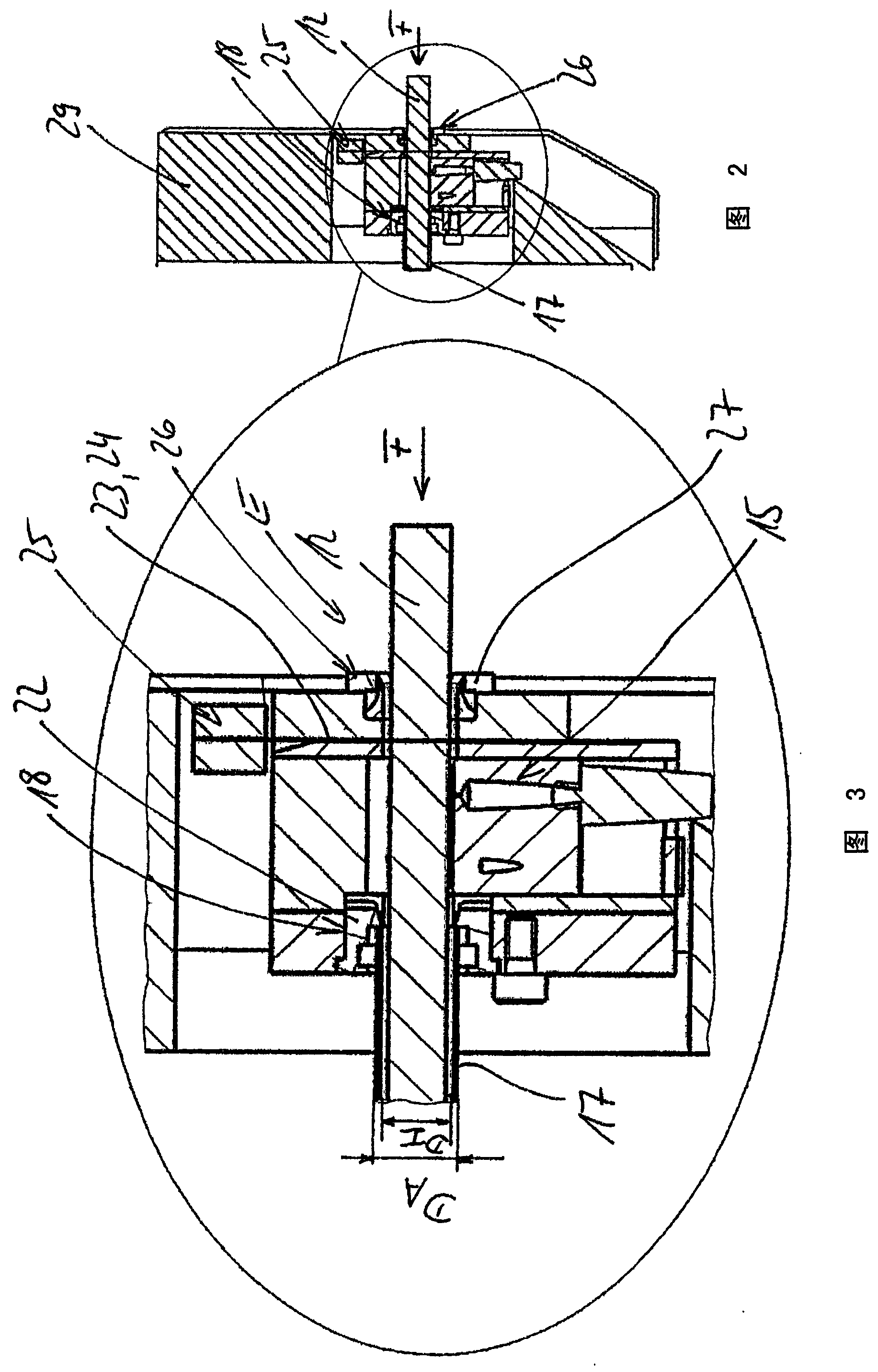 Measuring arrangement to measure rods and/or rod sections, and rod-making unit with such a measuring arrangement and method for measuring