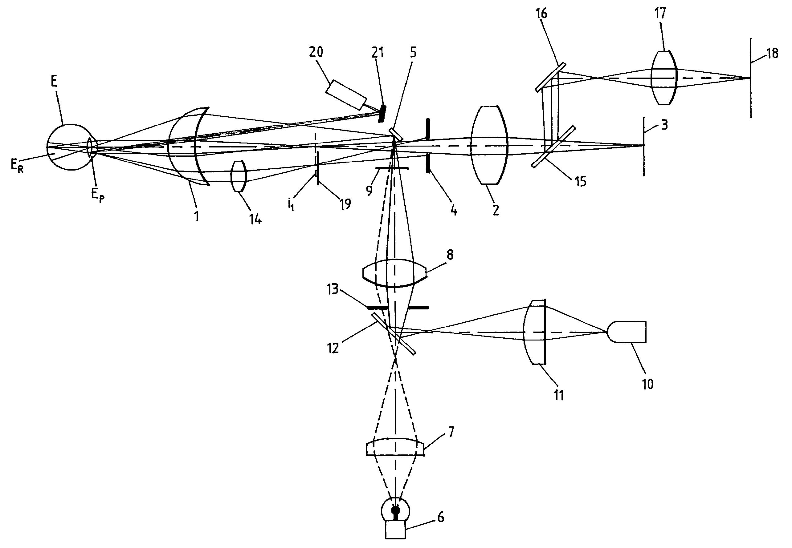 System to facilitate alignment and focussing of a fundus camera