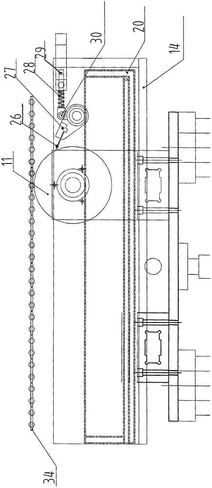 Glue applying and scraping mechanism of hard capsule glue applying sealing machine