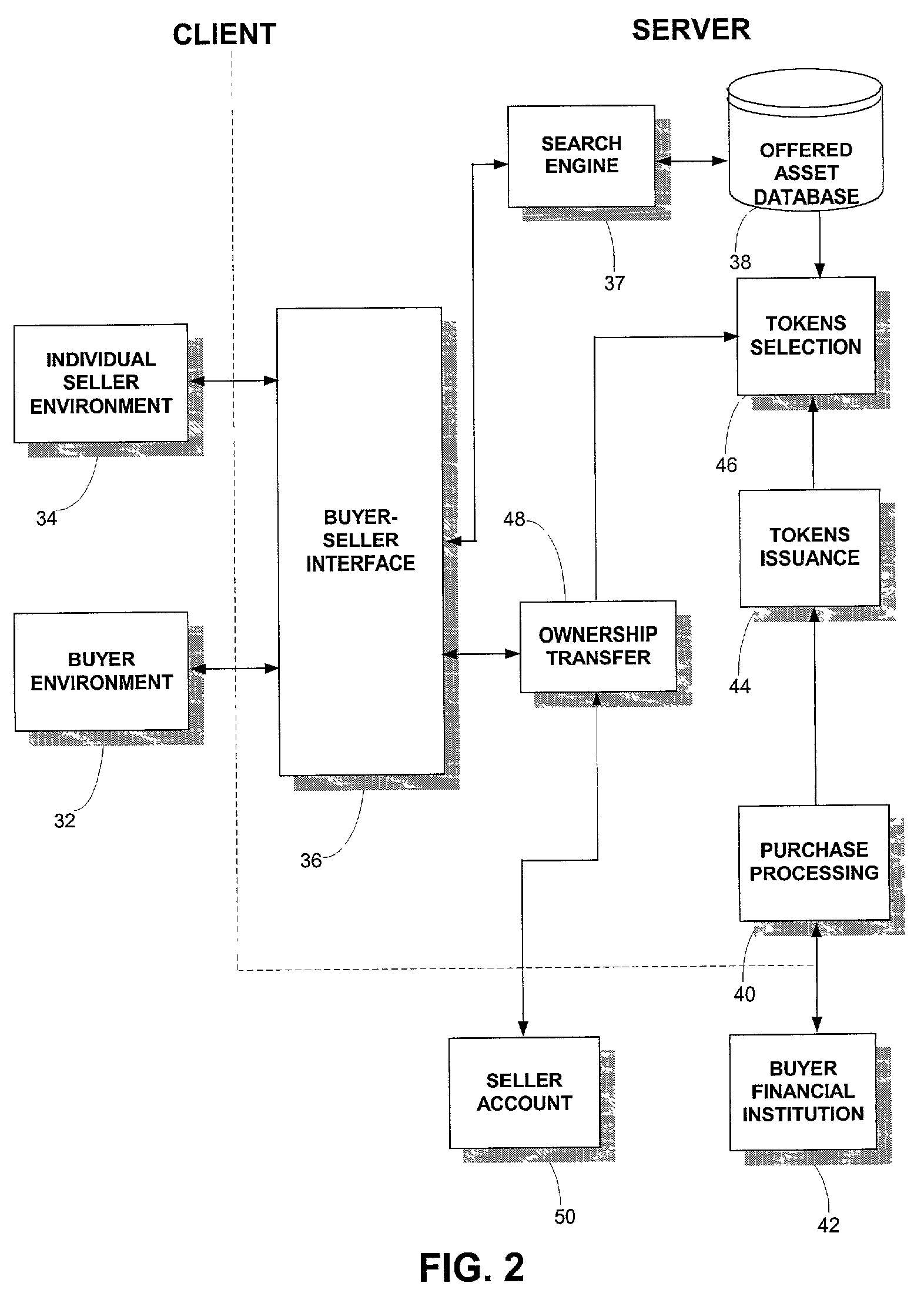 System that transfers asset ownership using a probabilistic model