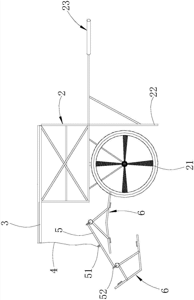 Transport vehicle for small prefabricated blocks