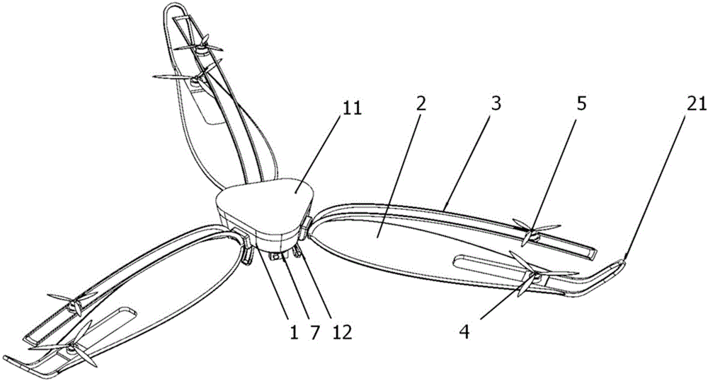 Three-axis aircraft