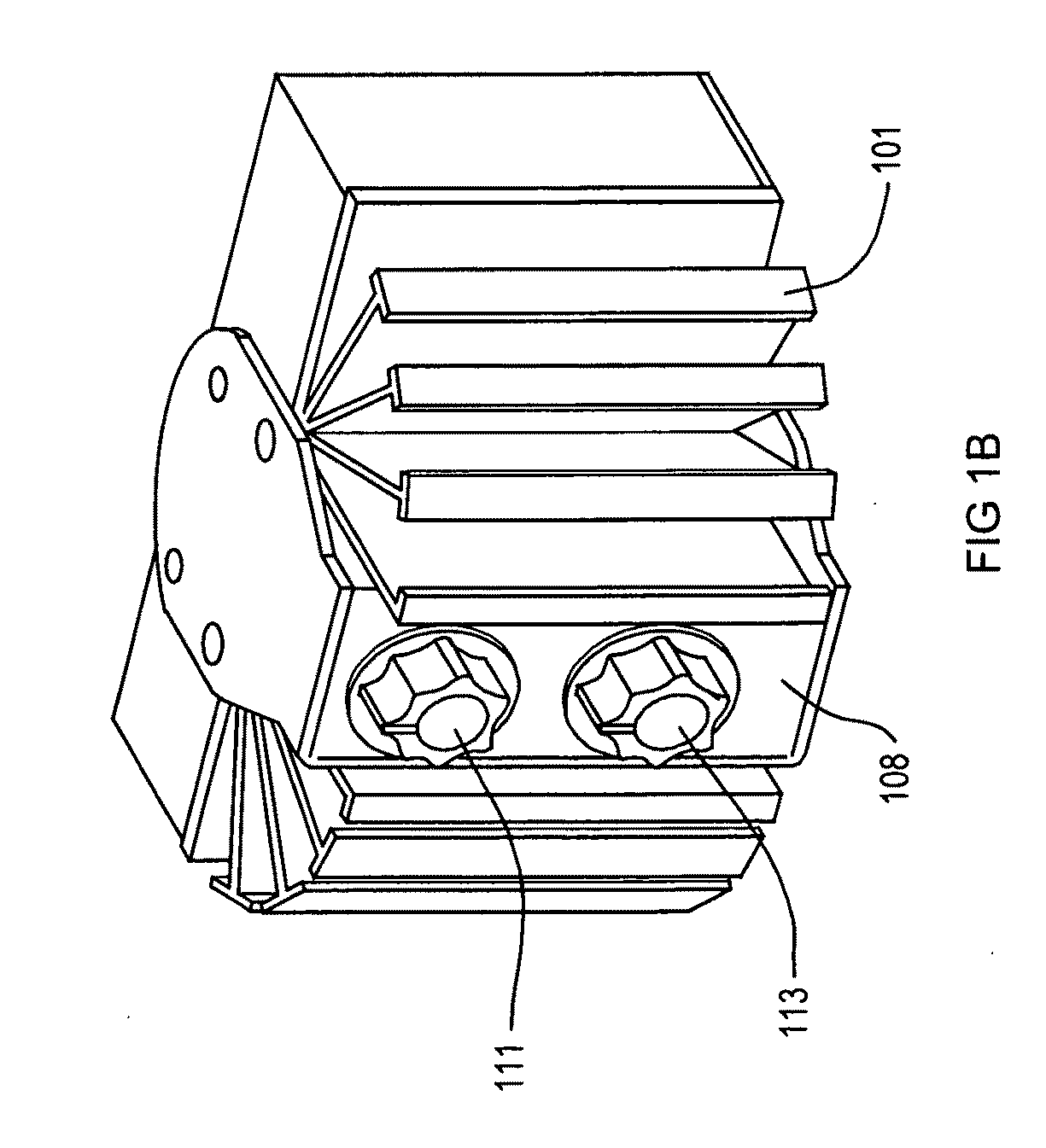 Virtual single light source having variable color temperature with integral thermal management