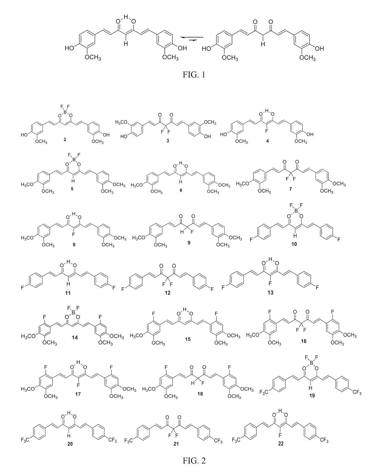 Novel curcuminoid-inspired synthetic compounds as Anti-tumor agents