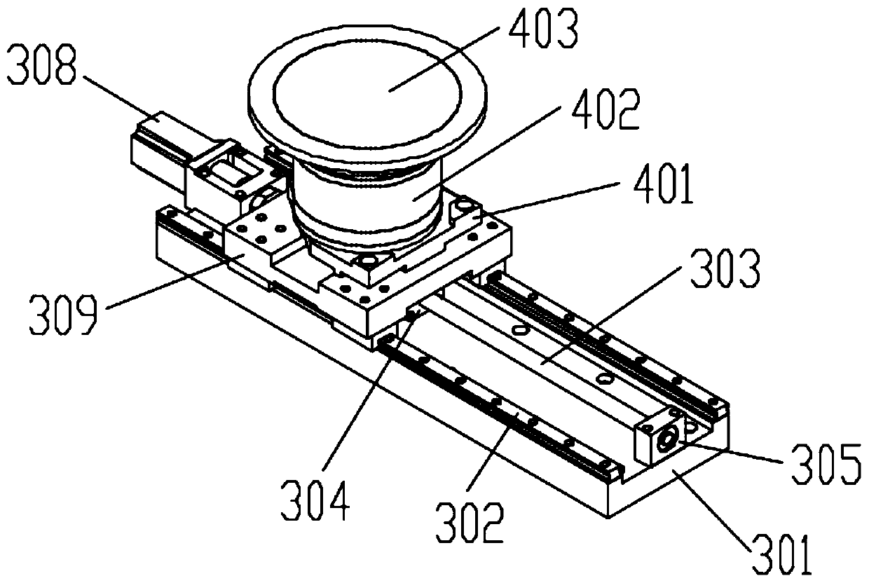 Double-gantry type structure slice cutting machine symmetrical about YZ plane