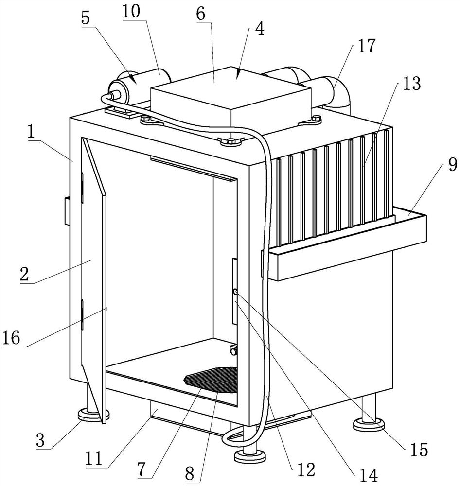 Low-voltage switch cabinet