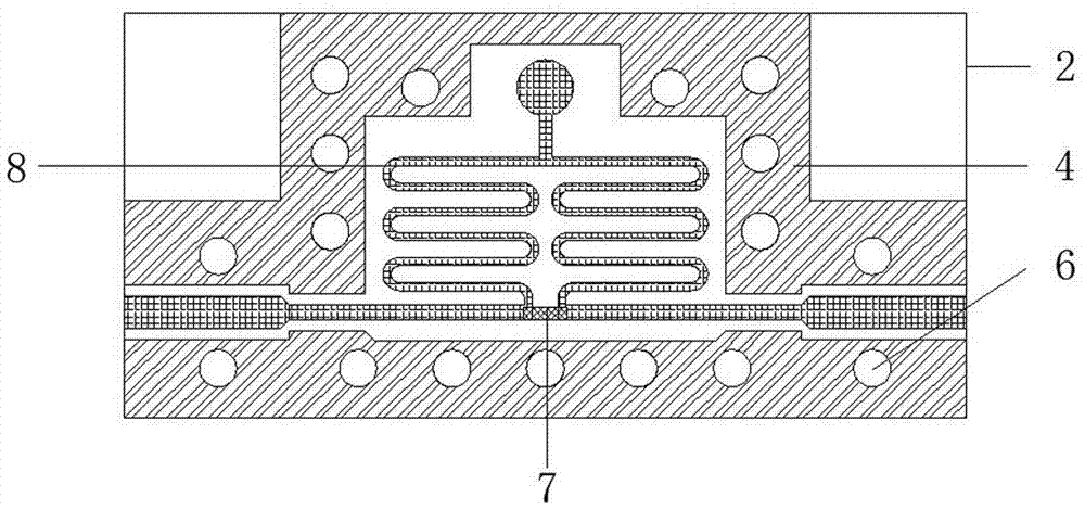 Anti-EMI (electro magnetic interference) microwave power distributor and manufacturing method thereof