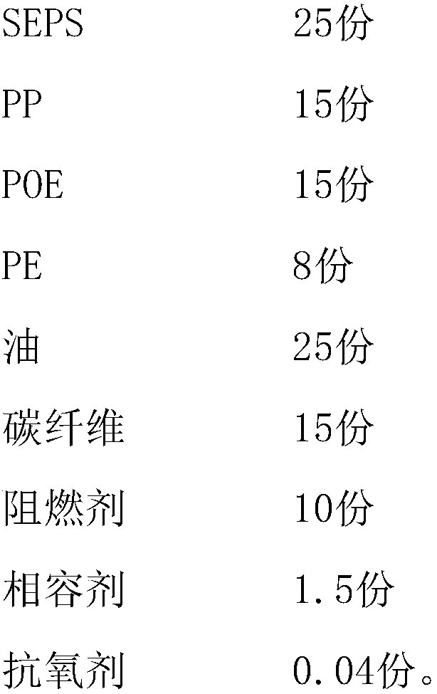 Flame-retardant TPE (thermoplastic elastomer) cable insulation material or sheath material with electromagnetic shielding function and preparation method of flame-retardant TPE cable insulation material or sheath material