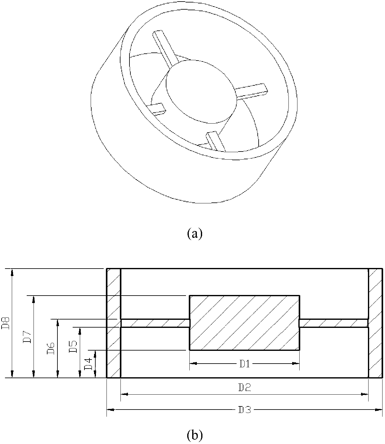 Method for manufacturing multi-layer metal mobile microstructure on metal base