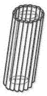 Expandable mechanism of space plane thin film antenna