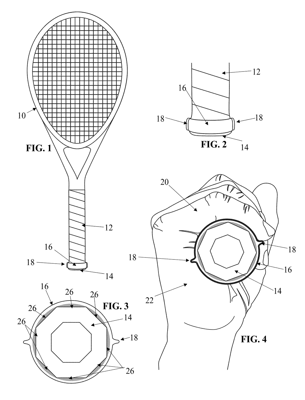 Racket Grip Reference Point Trainer