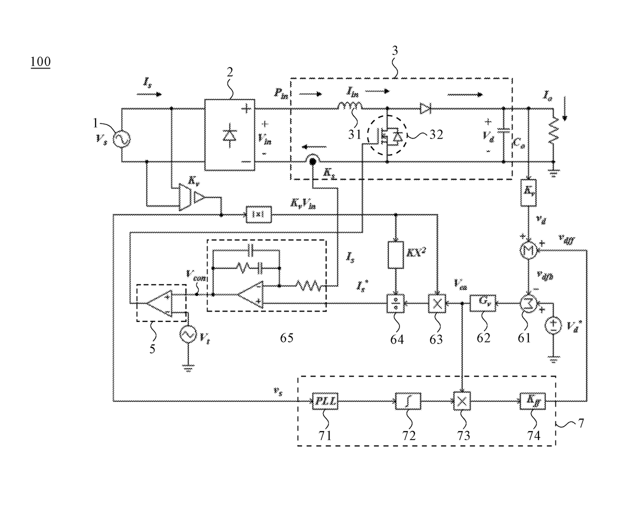 Power factor correction conversion device and control method thereof