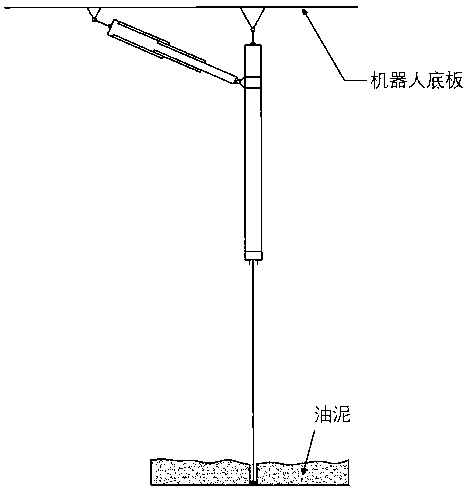 Detection mechanism of robot for detecting corrosion of in-service large crude oil storage tank