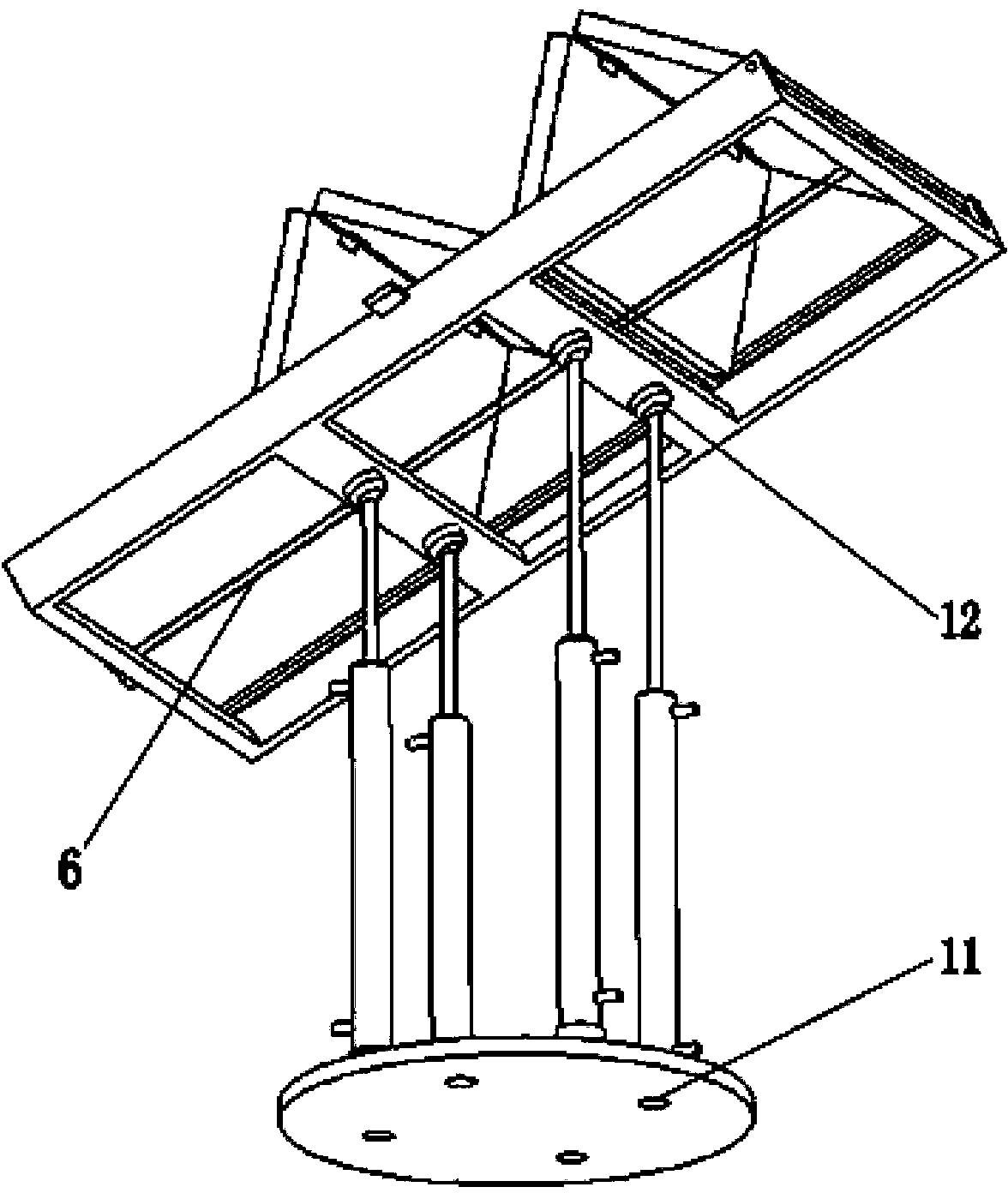 Solar energy automatically tracking device and control system thereof