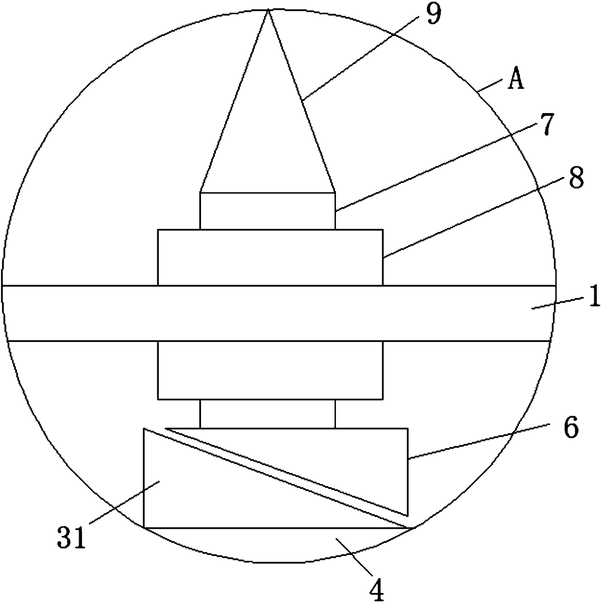 Reinforcing anchor rod for tunnel construction