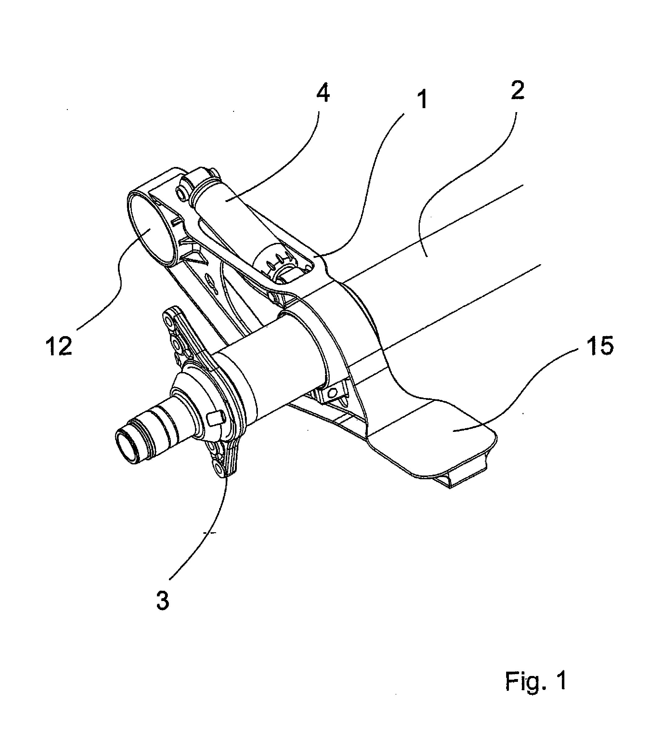 Wheel suspension arm