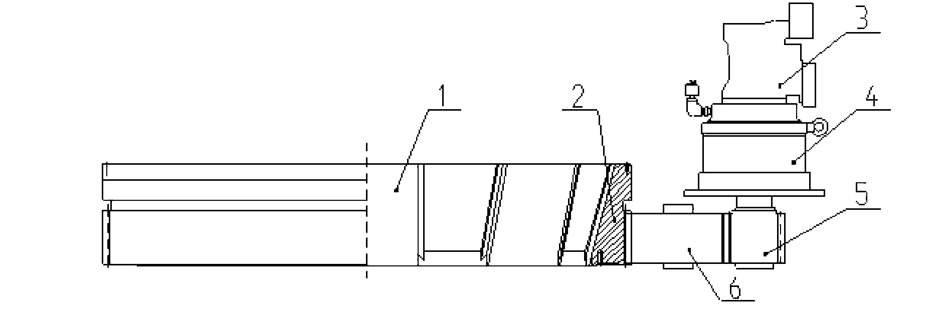 Rotary cone for all-casing full-rotating drilling machine