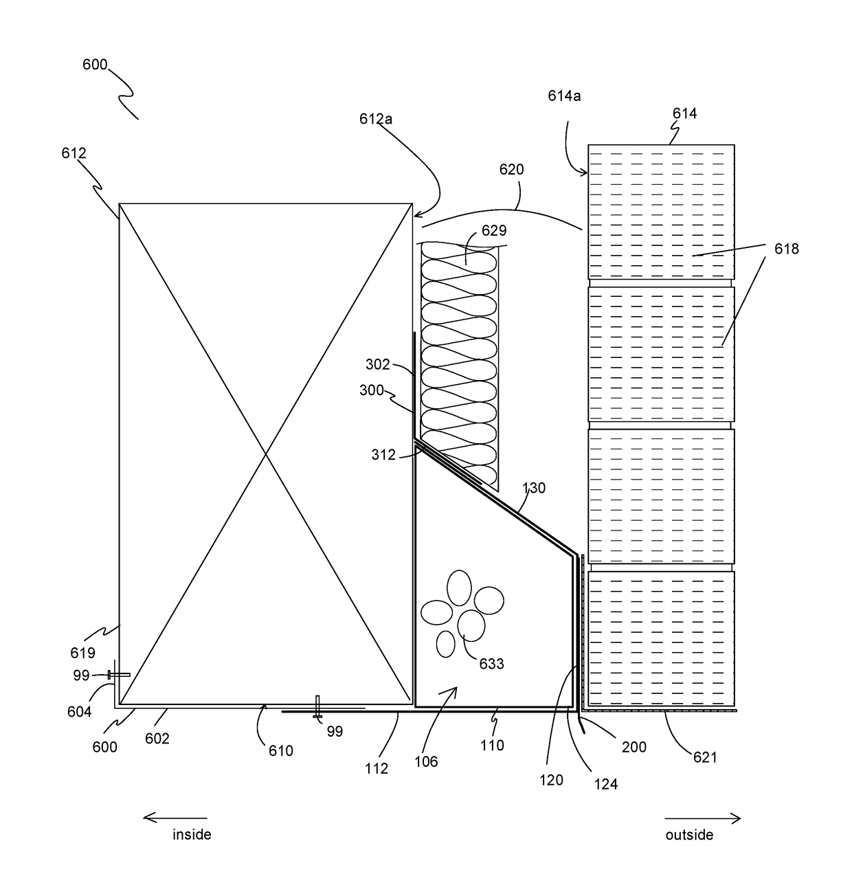 Fire shield flashing system and method