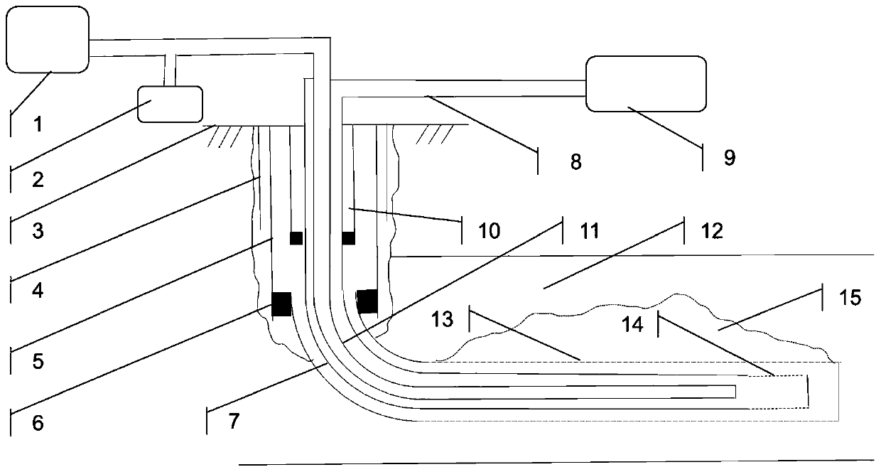 Method for improving dryness of deep well thickened oil well bottom steam through electric heating