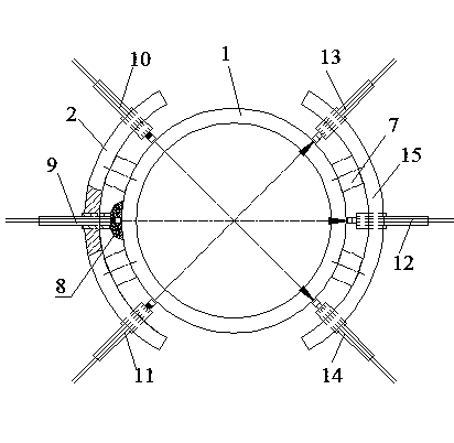 Mine filling slurry parameter detection method and monitoring device