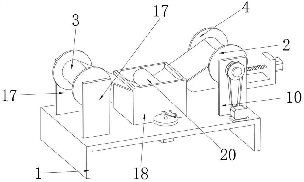 Atomizing, humidifying and winding system for abrasive paper and rapid winding method of atomizing, humidifying and winding system