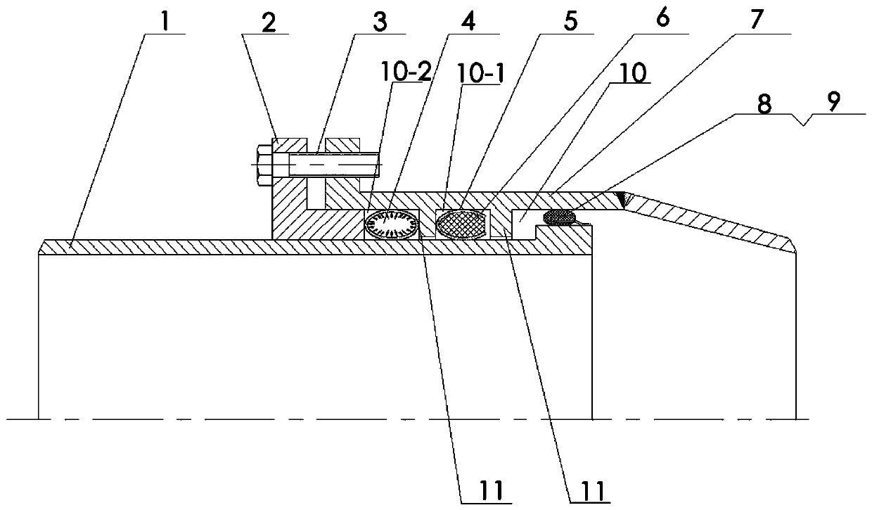 High temperature and high pressure resistant compensator