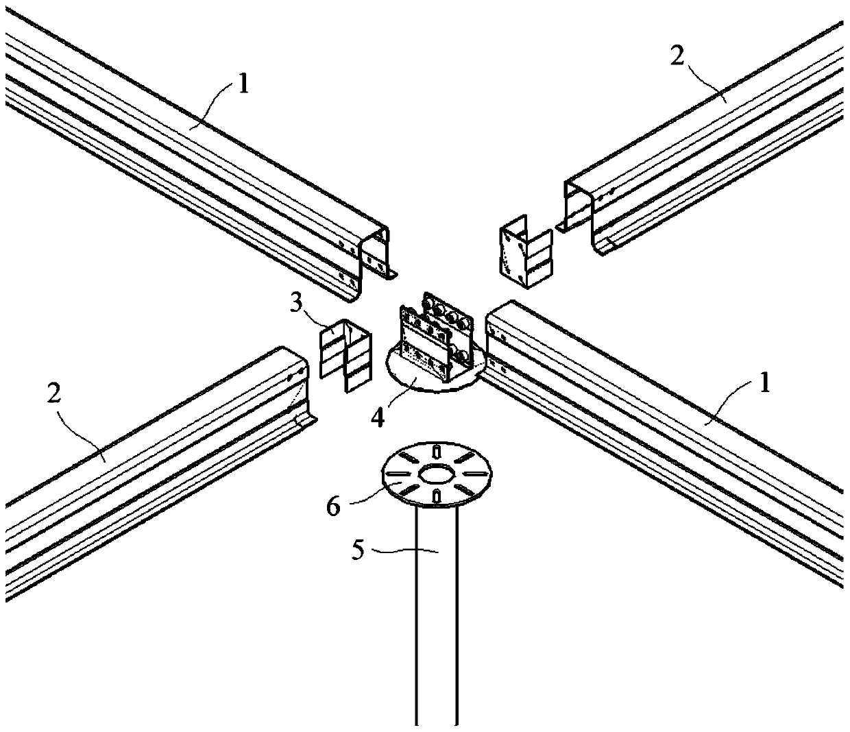 Foundation unit for steel structure houses