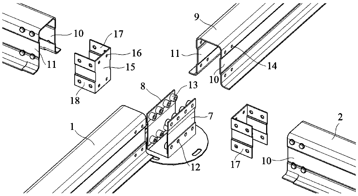 Foundation unit for steel structure houses