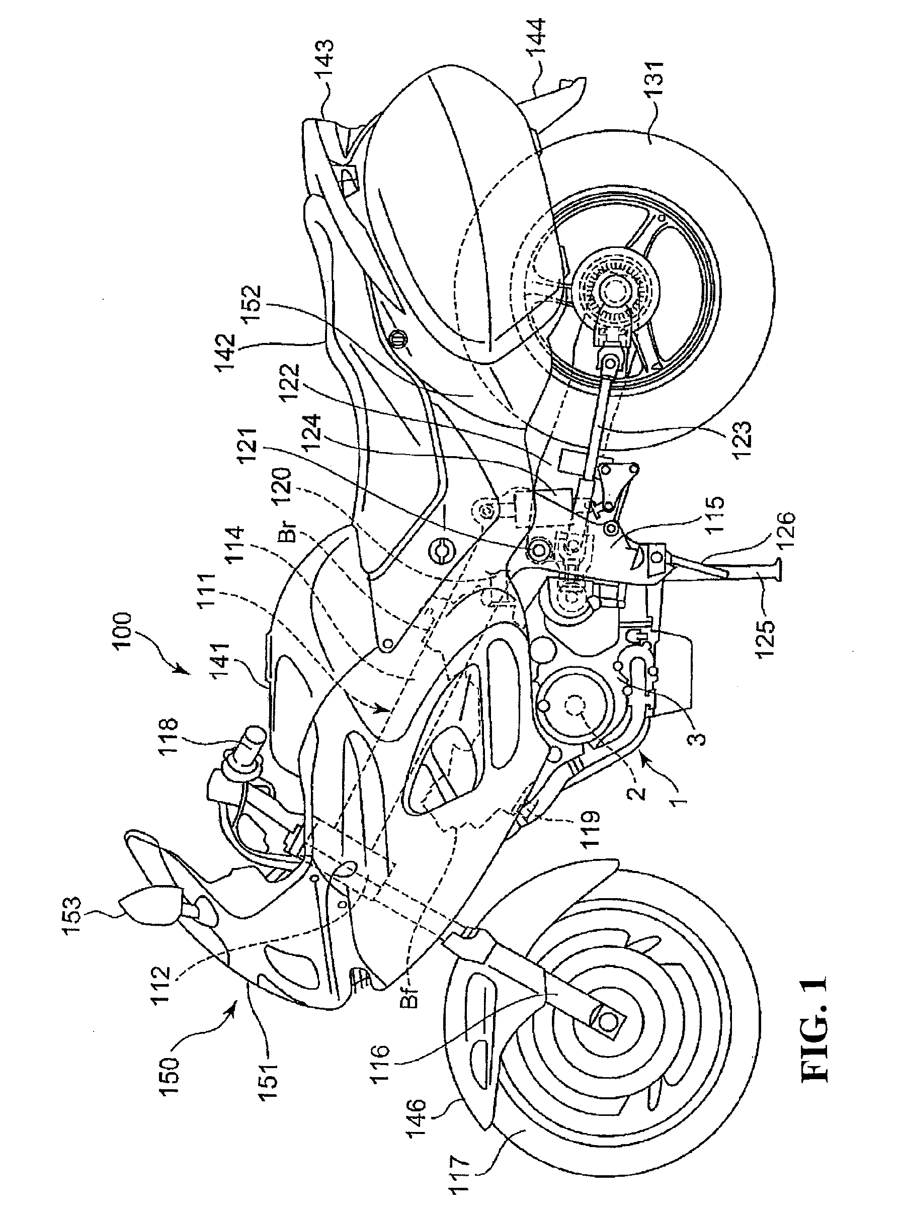 Lubricating oil feeding structure