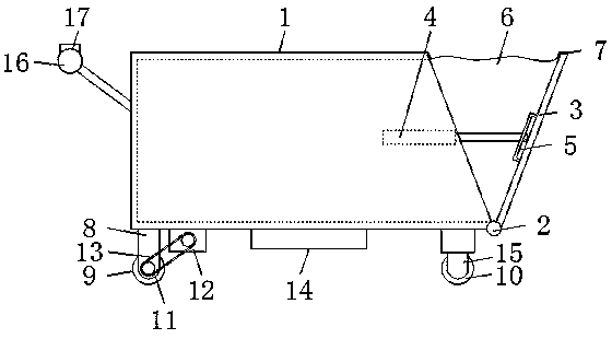 Leakproof garbage collection and transfer device