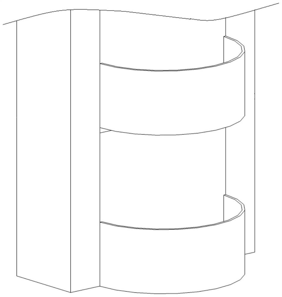 Combined type aluminum alloy heat preservation door and window