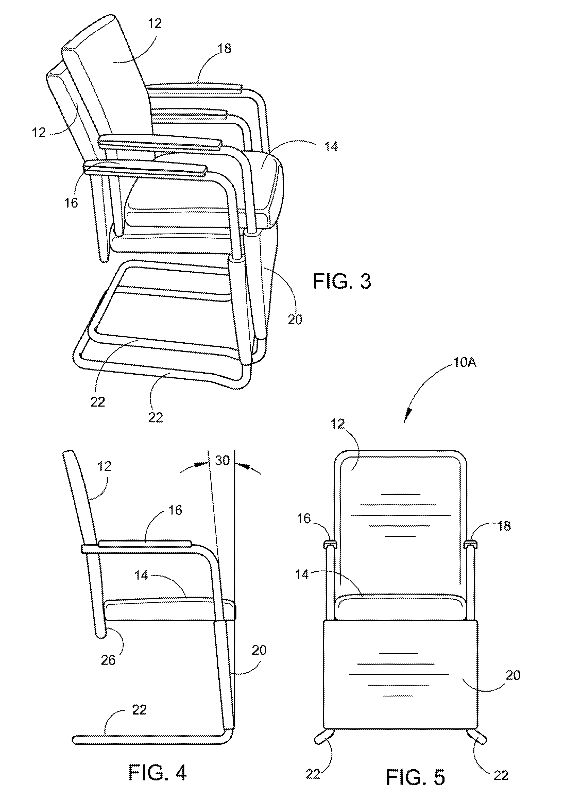 Anti-ballistic chairs