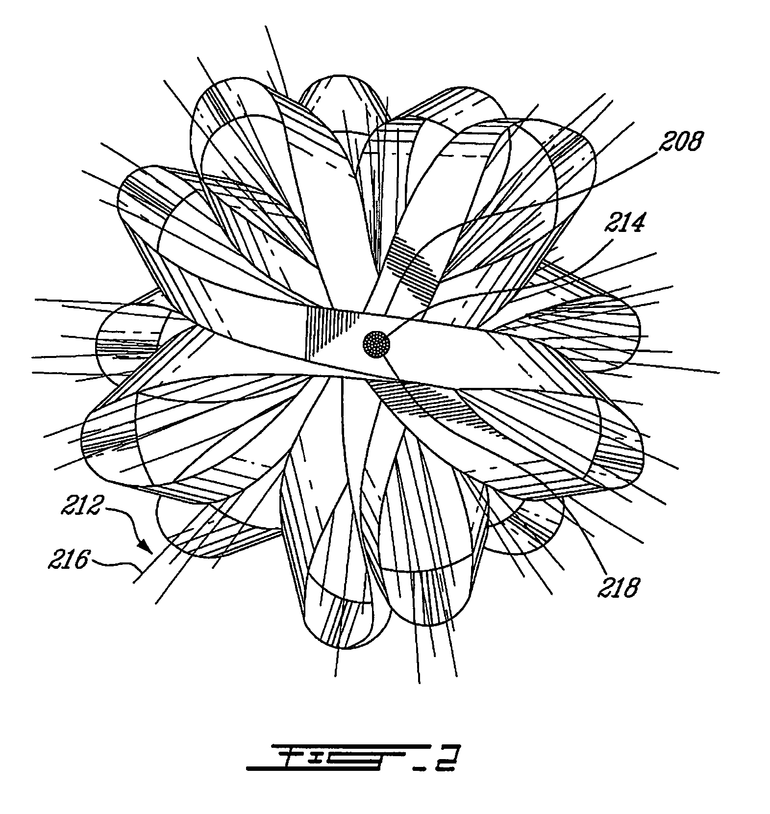 Decorations with optic fibers