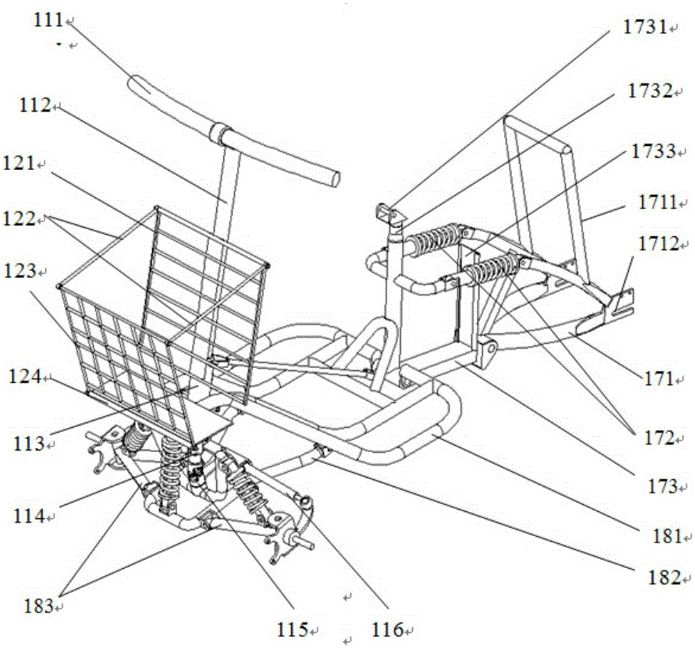 Foldable three-wheel electric vehicle