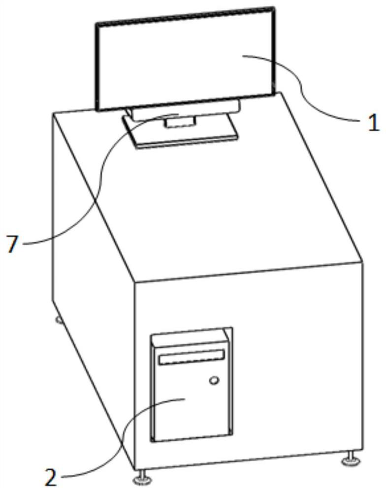 Strabismus examination device