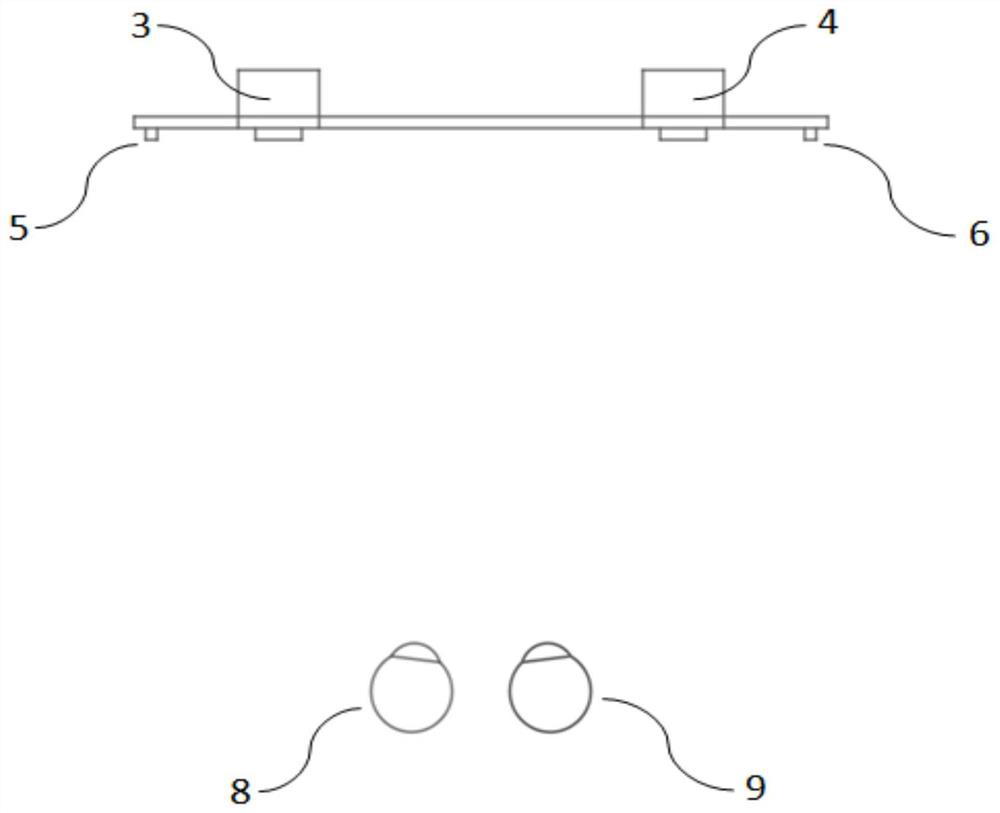 Strabismus examination device