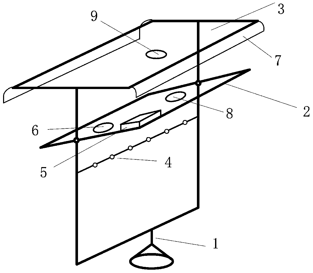 Multifunctional airing frame based on Internet of Things