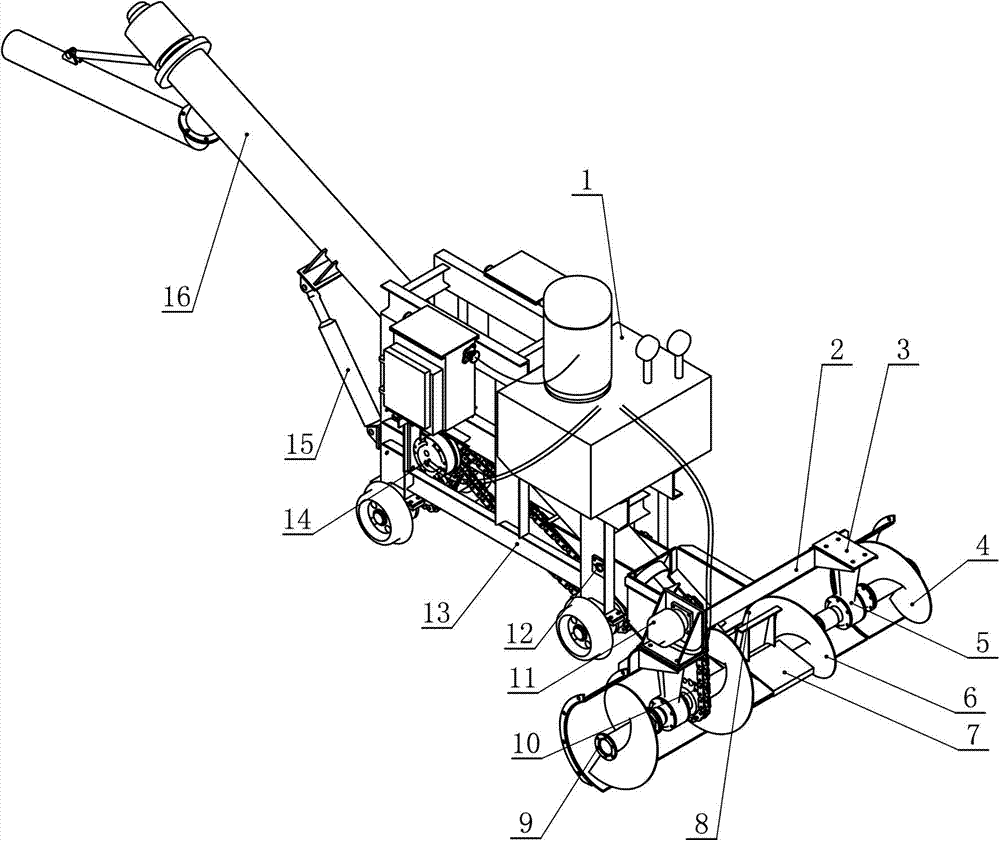 Mine underground screw sump cleaner