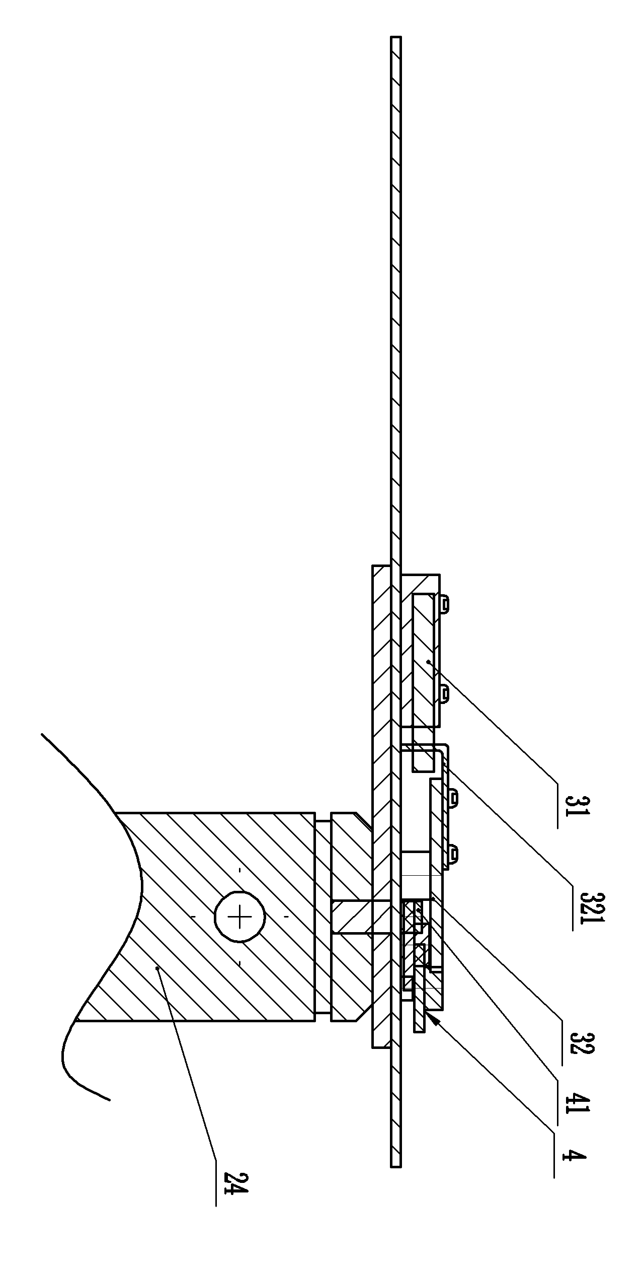 Supporting leg for vehicles