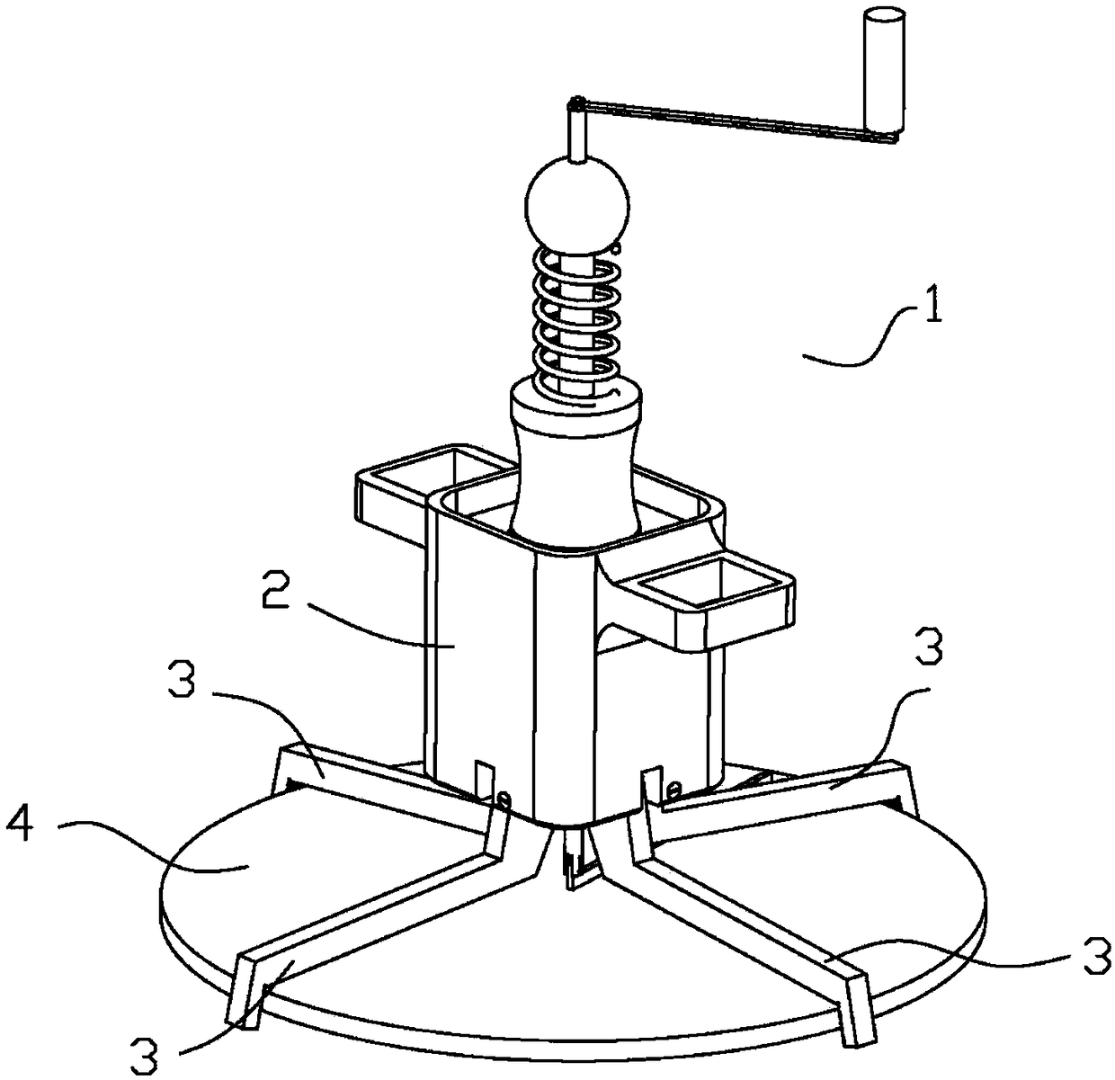 Pancake device for rapidly processing pancake