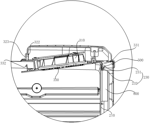 Wine cabinet with overhead fan and mounting method of overhead fan