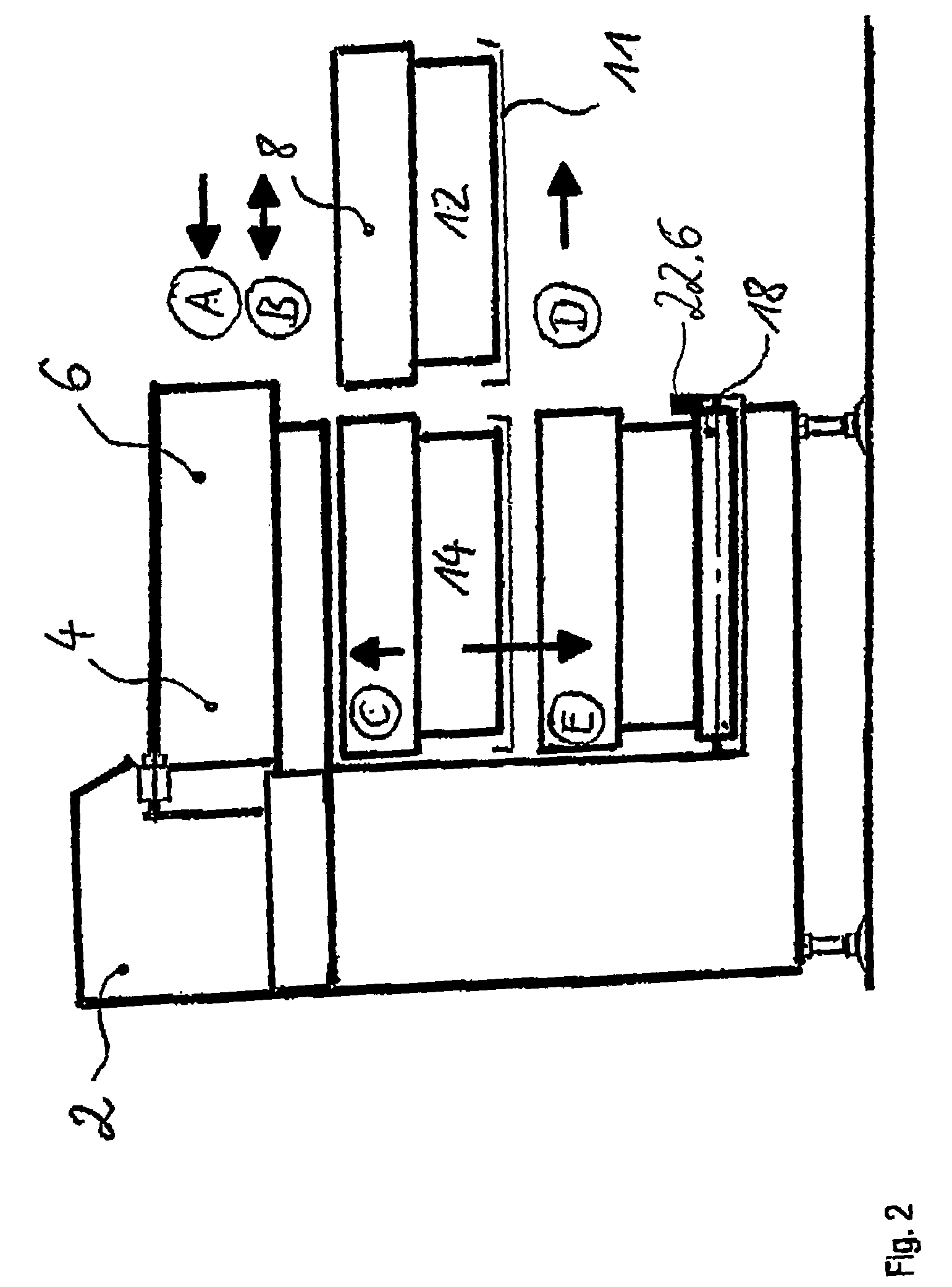 System and method for filling, removing and transporting containers