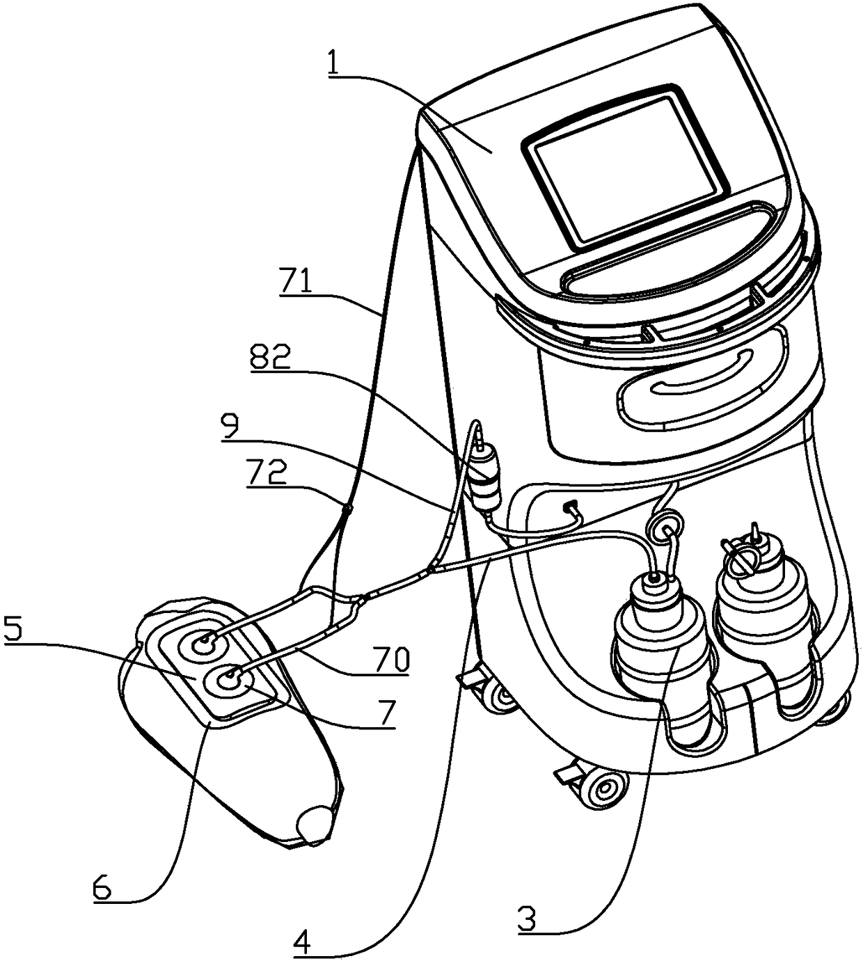 Intelligent humidity control temperature control spray wound treatment system