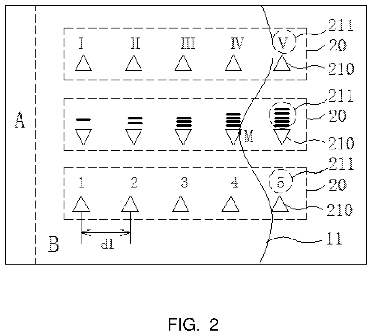 Substrate and method for monitoring positions of boundaries of film layer on the substrate