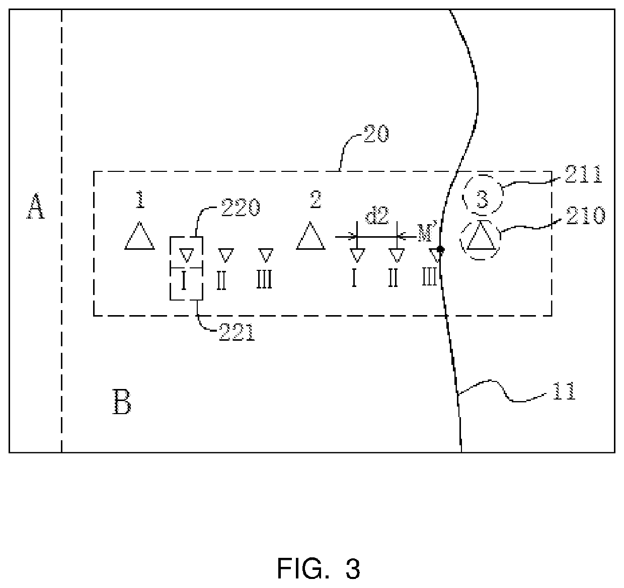 Substrate and method for monitoring positions of boundaries of film layer on the substrate