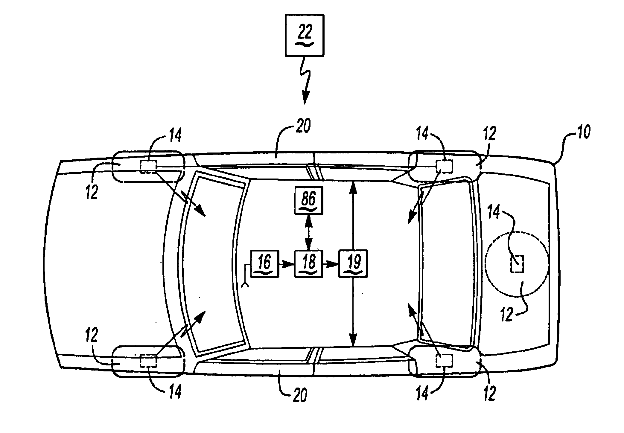 Combined tire pressure monitoring and keyless entry receiver